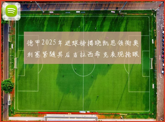 德甲2025年进球榜揭晓凯恩领衔奥利塞紧随其后吉拉西希克表现抢眼